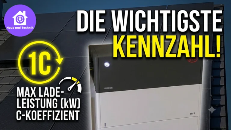 PV Speicher wichtige Kennzahlen