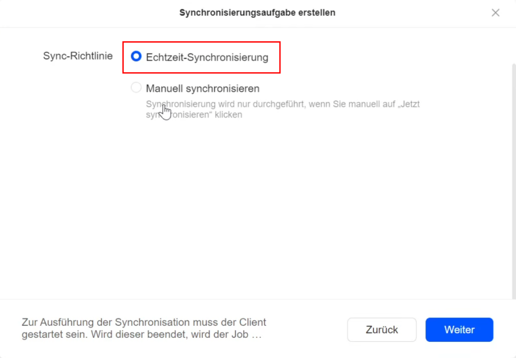 UGREEN NAS Sync & Backup Sicherung