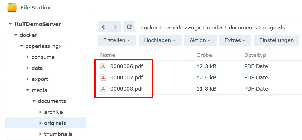 Paperless-ngx Warum Standard Dateinamen ein Problem sind