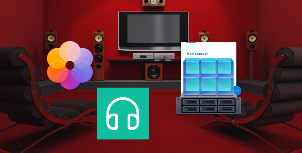 Synology 4in1 Home Server - MediaServer auf virtual DSM mit Synology Photos und Audiostation