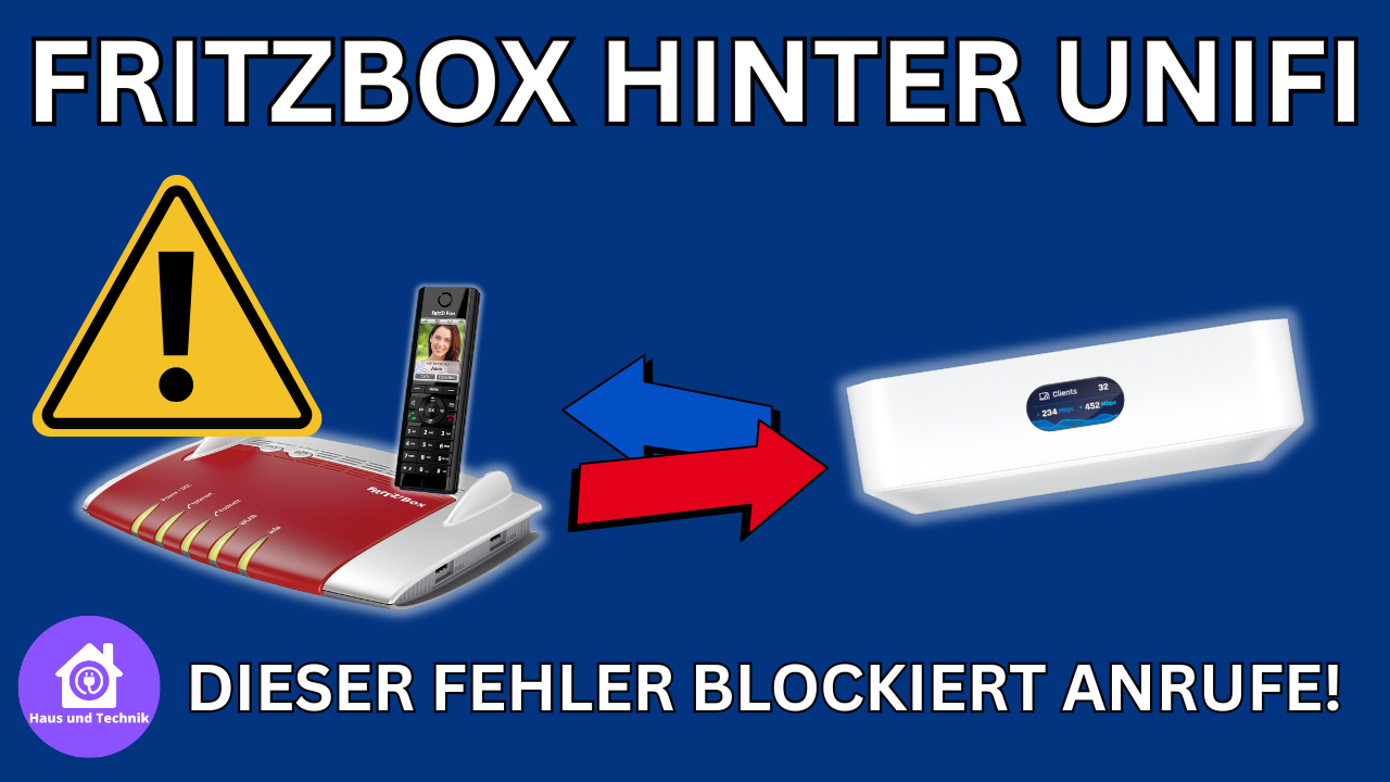 Fritzbox hinter UniFi als IP Client Telefonie Einrichtung