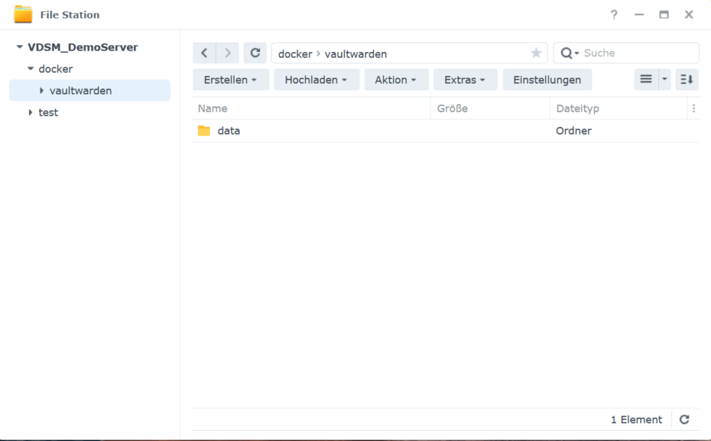 Synology DSM: File Station