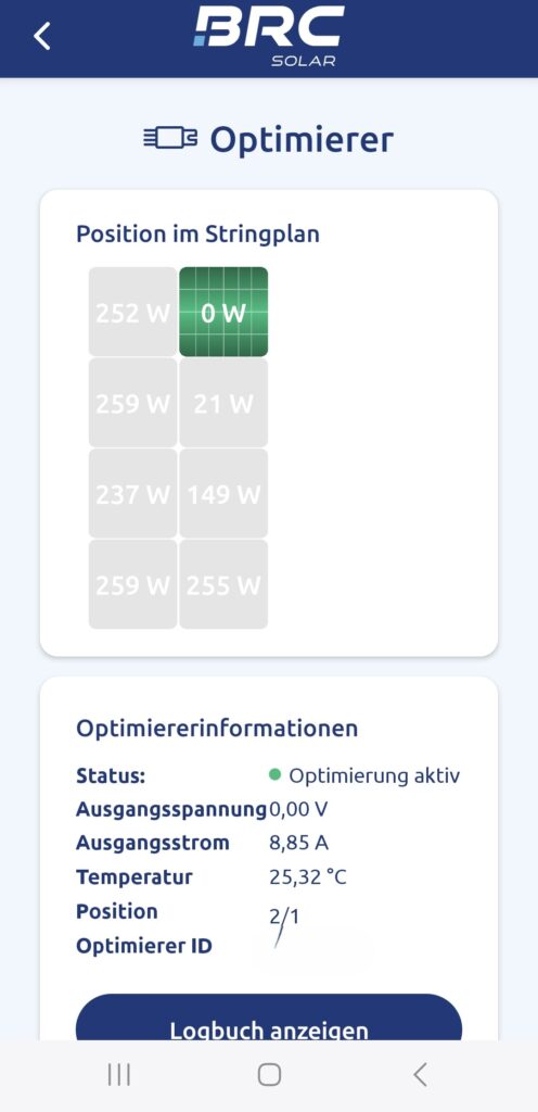 BRC Power Manger: Fehlende Zeitstempel bzw. Live Daten