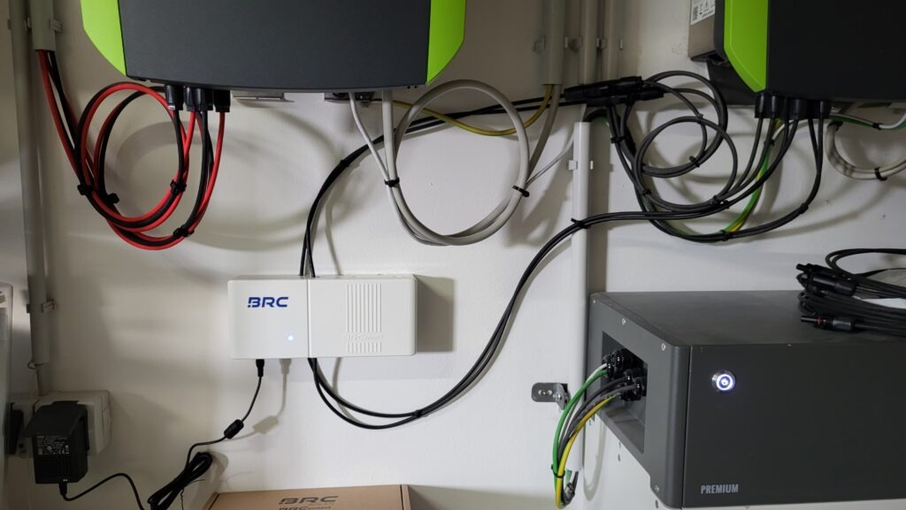 BRC Connect fertig installiert  inklusive PV Leitungsverlängerungen