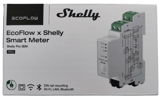 EcoFlow / Shelly Smart Meter Verpackung
